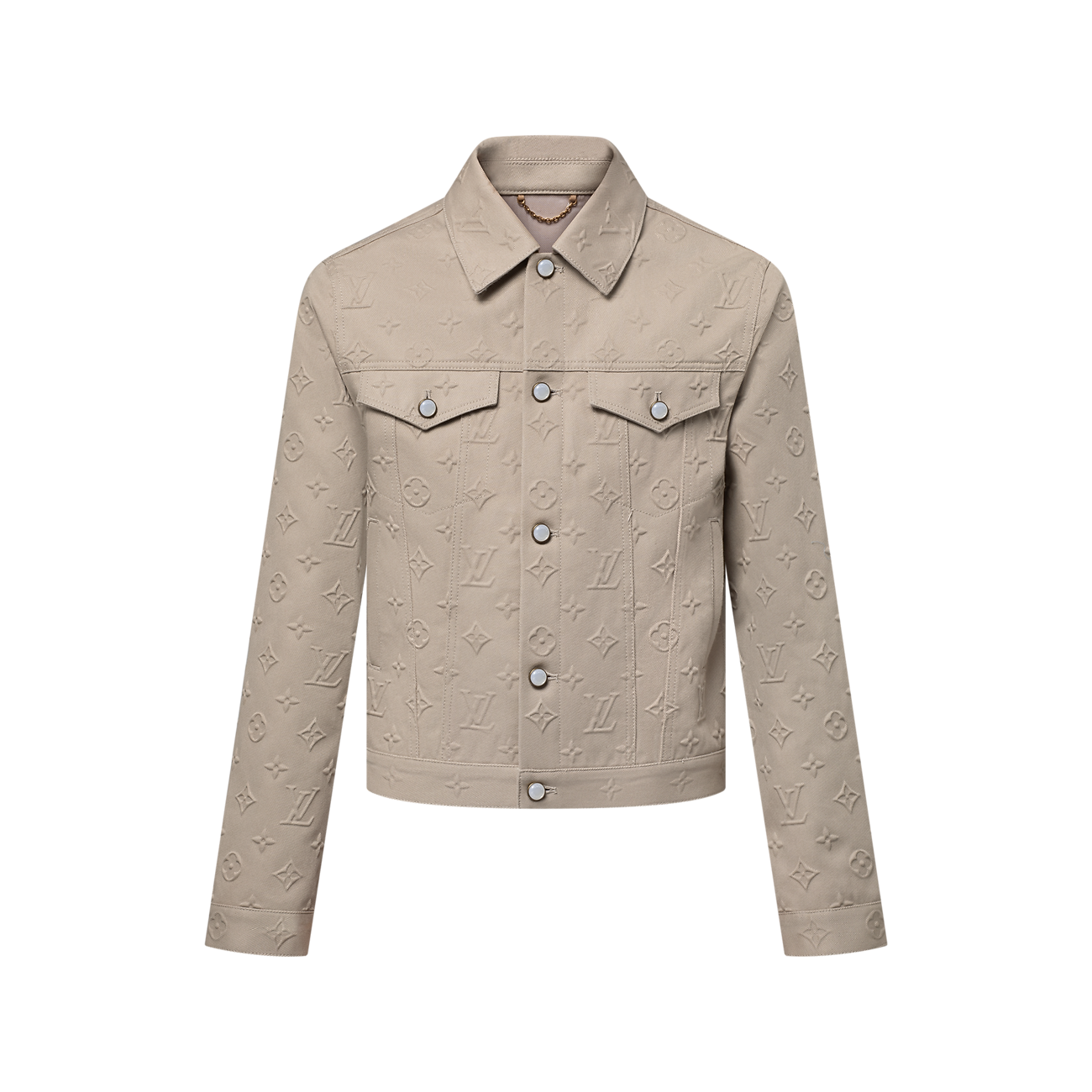 LV NAVY BLUE MONOGRAM DENIM SHIRT JACKET 239049 main image 1